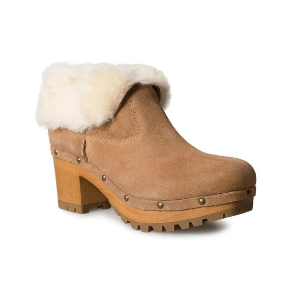 UGG | Shoes | Ugg Thebes Suede Clog Boots | Poshmark